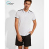 Polo technique homme 50% polyester recyclé, 50% polyester antibactérien