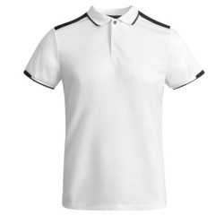 Polo technique homme 50% polyester recyclé, 50% polyester antibactérien