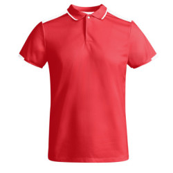 Polo technique homme 50% polyester recyclé, 50% polyester antibactérien