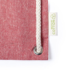 SAC A CORDELETTE EN COTON RECYCLÉ 140 GR MARQUAGE 1 COULEUR