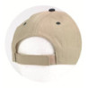 CASQUETTE EN COTON PEIGNÉ MARQUAGE 1 COULEUR