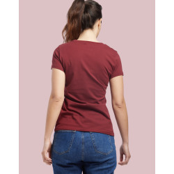 T-SHIRT FEMME WEIL 180 GR FABRIQUÉ EN FRANCE MARQUAGE 1 COULEUR