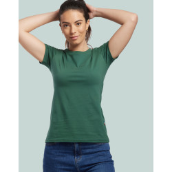 T-SHIRT FEMME WEIL 180 GR FABRIQUÉ EN FRANCE MARQUAGE 1 COULEUR