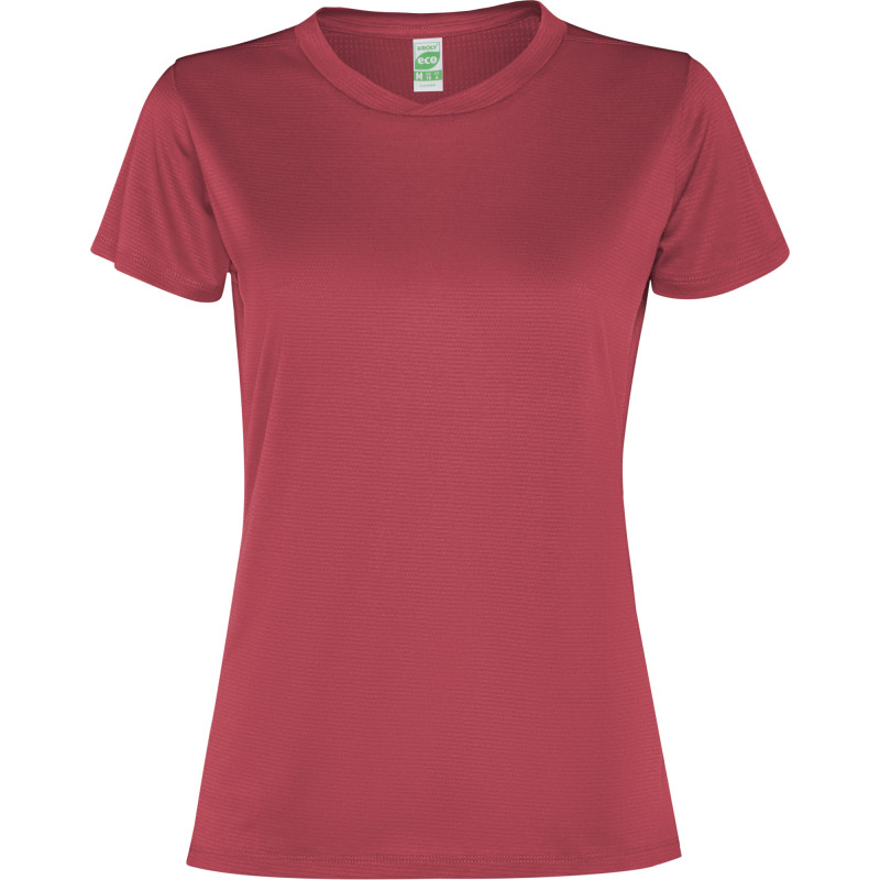T-shirt technique femme en polyester recyclé