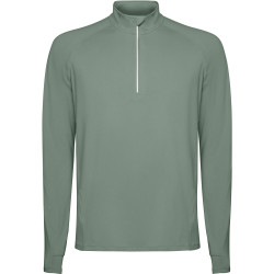 Sweat technique homme avec col demi-zip