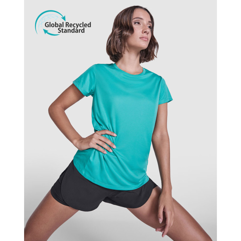 T-shirt technique femme 100% polyester recyclé
