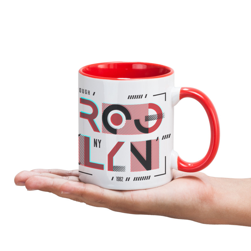 MUG BICOLORE PERSONNALISÉ EN SUBLIMATION