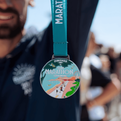 Médaille finisher en métal
Fabrication sur-mesure